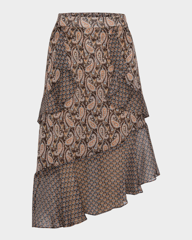 Rakal Asymmetric Midi Skirt